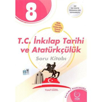 8 Sınıf TC İnkılap Tarihi ve Atatürkçülük Soru Kitabı Palme Yayınları
