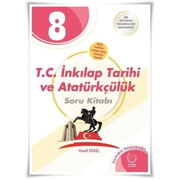 8 Sınıf TC İnkılap Tarihi ve Atatürkçülük Soru Kitabı Palme Yayınları