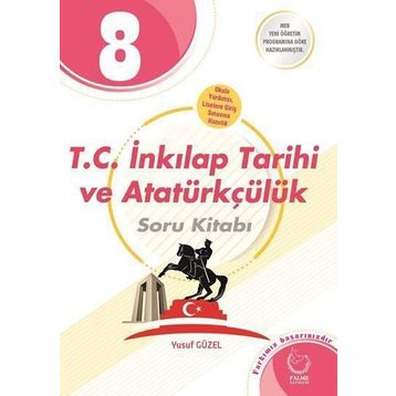 8 Sınıf TC İnkılap Tarihi ve Atatürkçülük Soru Kitabı Palme Yayınları