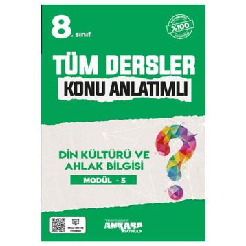 8. Sınıf Tüm Dersler Konu Anlatımlı Din Kültürü ve Ahlak Bilgisi Modül 5-Ankara Yayıncılık