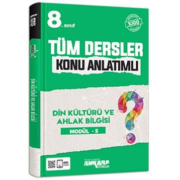 8. Sınıf Tüm Dersler Konu Anlatımlı Din Kültürü ve Ahlak Bilgisi Modül 5-Ankara Yayıncılık