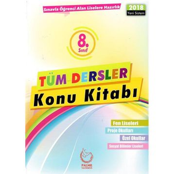8. Sınıf Tüm Dersler Konu Anlatımlı El Kitabı Palme Yayınları