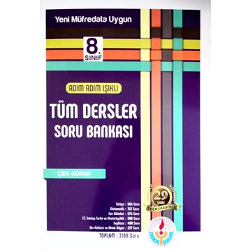8 Sınıf Tüm Dersler Soru Bankası Adım Adım Işıklı Yayınları