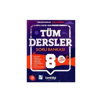 8. Sınıf Tüm Dersler Soru Bankası - Tambilgi Yayınları
