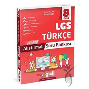 8. Sınıf Türkçe Alıştırmalı Soru Bankası - Gizli Yayınları