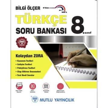 8. Sınıf Türkçe Bilgi Ölçer Soru Bankası Mutlu Yayıncılık