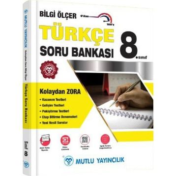 8. Sınıf Türkçe Bilgi Ölçer Soru Bankası Mutlu Yayıncılık