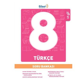 8 Sınıf Türkçe Biltest Soru Bankası Bilfen Yayınları