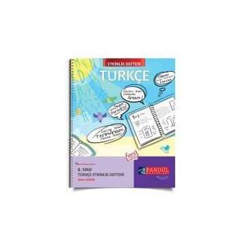 8. Sınıf Türkçe Etkinlik Defteri Pandül Yayınları