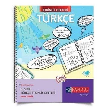 8. Sınıf Türkçe Etkinlik Defteri Pandül Yayınları
