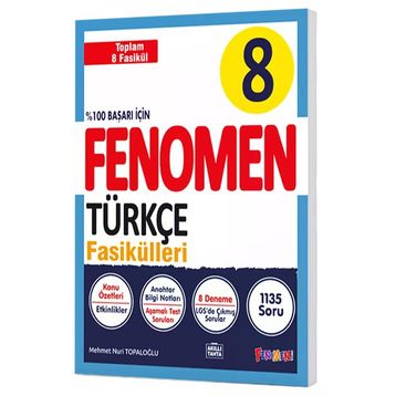 8. Sınıf Türkçe Fasikülleri Fenomen Okul Yayınları