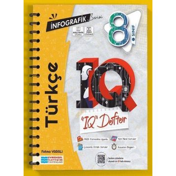 8.Sınıf Türkçe İnfografik Serisi IQ Akıllı Defter Evrensel İletişim