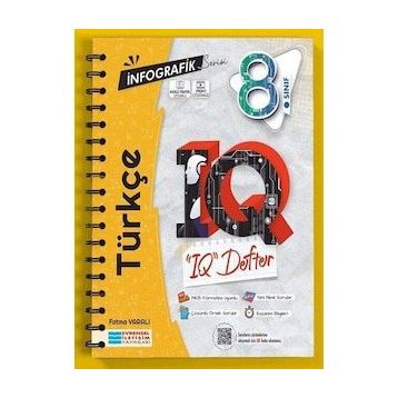 8.Sınıf Türkçe İnfografik Serisi IQ Akıllı Defter Evrensel İletişim