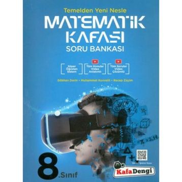 8.Sınıf Türkçe Kafası Soru Bankası Azza Matematik 20'li Deneme-Kafadengi Yayınları