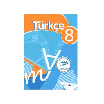 8. Sınıf Türkçe Kazanım Odaklı Hepsi 1 Arada - Tudem Yayınları Komisyon