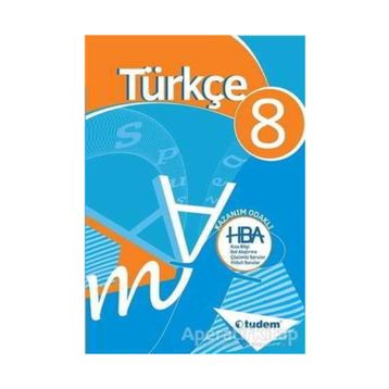 8. Sınıf Türkçe Kazanım Odaklı Hepsi 1 Arada - Tudem Yayınları Komisyon