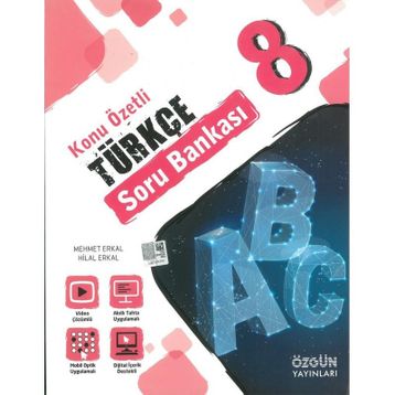 8. Sınıf Türkçe Konu Özetli Soru Bankası - Özgün Yayınları
