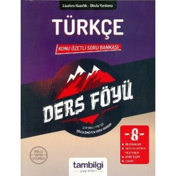 8. Sınıf Türkçe Konu Özetli Soru Bankası