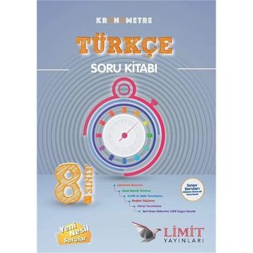 8. Sınıf Türkçe Kronometre Soru Bankası Limit Yayınları