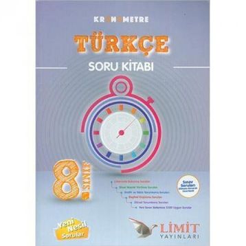8. Sınıf Türkçe Kronometre Soru Bankası Limit Yayınları