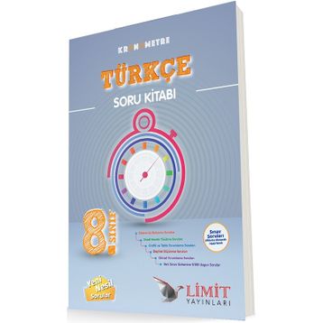 8. Sınıf Türkçe Kronometre Soru Bankası Limit Yayınları