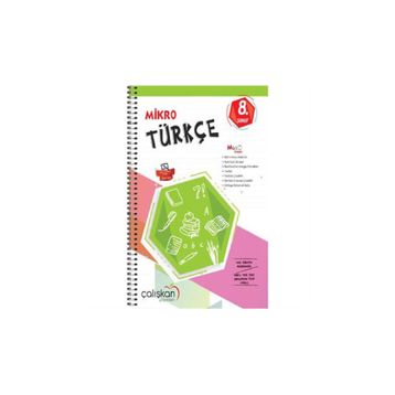 8. Sınıf Türkçe Mikro Defter Çalışkan Yayınları
