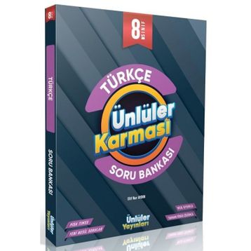 8. Sınıf Türkçe Soru Bankası-Ünlüler Karması Yayınları