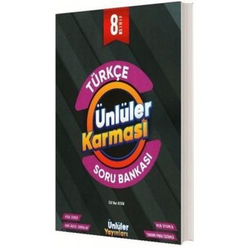 8. Sınıf Türkçe Soru Bankası-Ünlüler Karması Yayınları