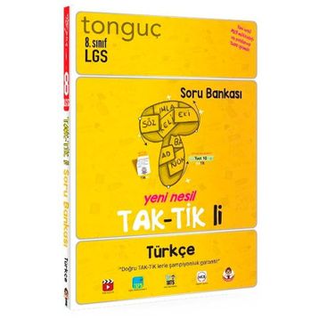 8. Sınıf Türkçe Taktikli Soru Bankası-Tonguç Akademi Yayınları