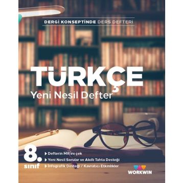 8. Sınıf Türkçe Yeni Nesil Defter-Workwin Plus Yayınları