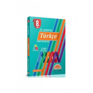 8.Sınıf Üç Adım'da Türkçe Soru Bankası-3 Adım Yayınları