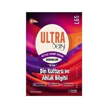 8. Sınıf Ultra Serisi Din Kültürü ve Ahlak Bilgisi Denemeleri 42 Föy - Palme Yayıncılık