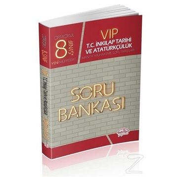 8. Sınıf Vip T.C. İnkılap Tarihi ve Atatürkçülük Soru Bankası - Serkan Karabulut Dinçer Üge