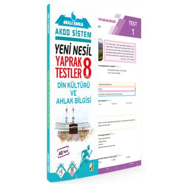8. Sınıf Yeni Nesil Din Kültürü ve Ahlak Bilgisi Yaprak Testler-Damla Yayınları