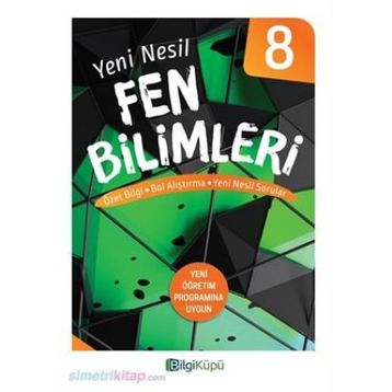 8. Sınıf Yeni Nesil Fen Bilimleri Özet Bilgi Bol Alıştırma Yeni Nesil Sorular Bilgi Küpü Yayınları