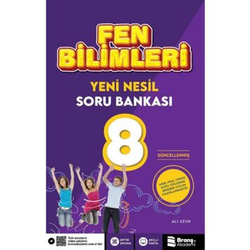 8. Sınıf Yeni Nesil Fen Bilimleri Soru Bankası Branş Akademi Yayınları