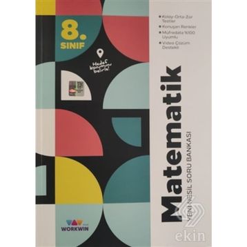 8. Sınıf Yeni Nesil Matematik Özet Bilgi Bol Alıştırma Yeni Nesil Sorular-Bilgi Küpü Yayınları