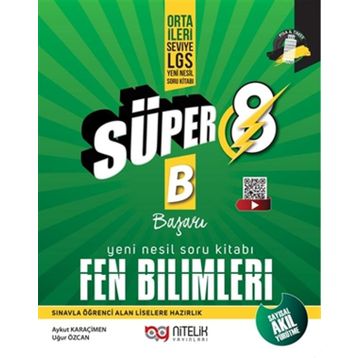 8.Sınıf Yeni Nesil Süper Fen Bilimleri Soru B Nitelik Yayınları