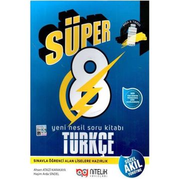 8.Sınıf Yeni Nesil Süper Türkçe Soru Kitabı Nitelik Yayınları