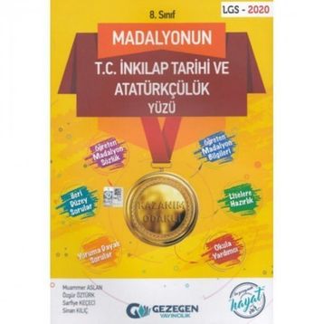 8. Sınıflar İçin Madalyonun İnkılap Tarihi ve Atatürkçülük Gezegen Yayıncılık