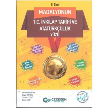 8. Sınıflar İçin Madalyonun İnkılap Tarihi ve Atatürkçülük Gezegen Yayıncılık