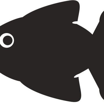 80 cm Balık Folyo Sticker