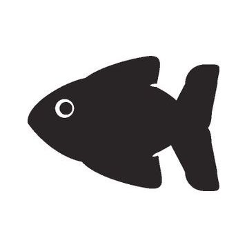 80 cm Balık Folyo Sticker