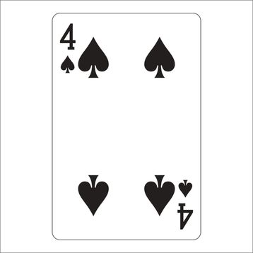 80 cm İskambil Kağıdı Folyo Sticker