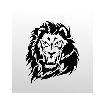 80 cm Kaplan Folyo Sticker