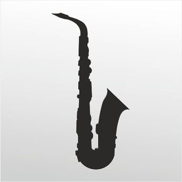 80 cm Klarnet Folyo Sticker