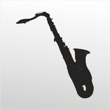 80 cm Klarnet Folyo Sticker