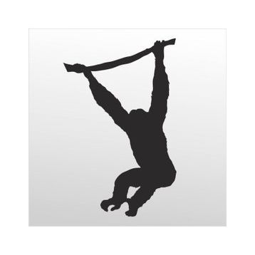 80 cm Maymun Folyo Sticker