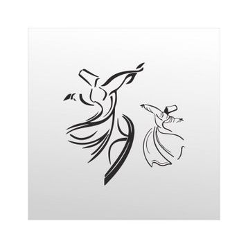 80 cm Mevlana Folyo Sticker