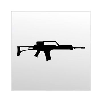 80 cm Rıfle 7.62 mm Folyo Sticker